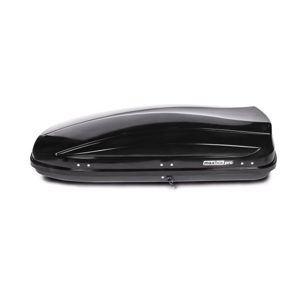 Автобокс MaxBox PRO 460 (средний) черный глянцевый (металлик) 175*84*42 см двустороннее открывание (багажный бокс на крышу)