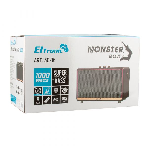 Портативная колонка Eltronic 30-16 Monster BOX 1000 Ruby Dream
