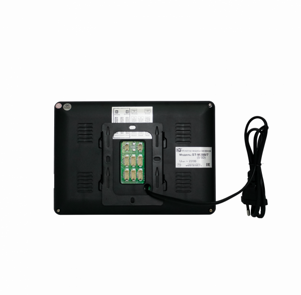 Монитор видеодомофона ST-M200/7 (S/SD) с записью (черный)