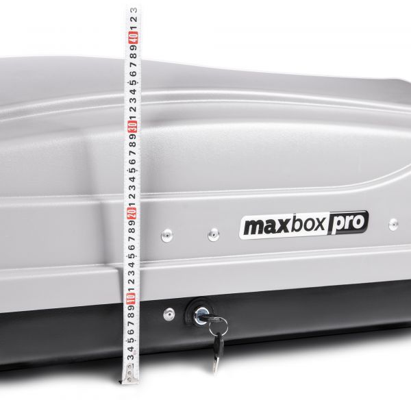 Автобокс MaxBox PRO 430 (малый) серый двустороннее открывание