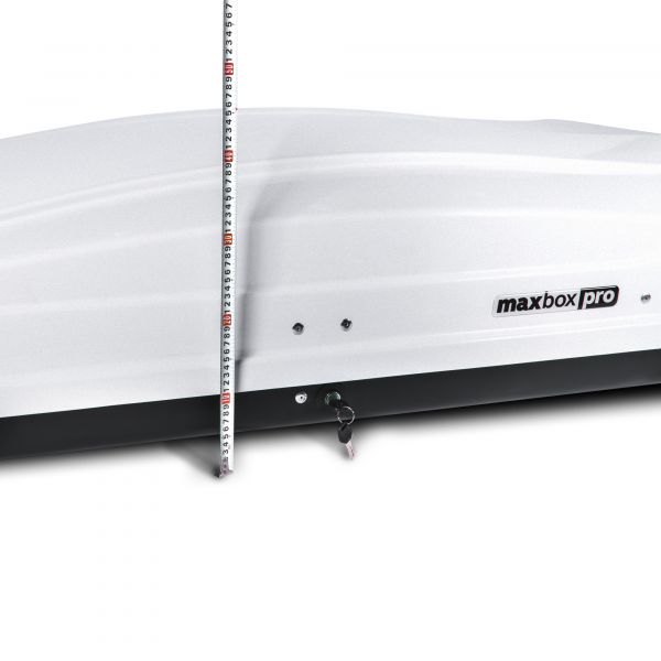 Автобокс MaxBox PRO 460 (средний) белый 175*84*42 см двустороннее открывание