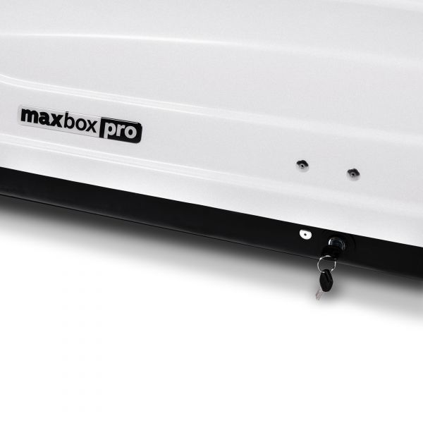 Автобокс MaxBox PRO 460 (средний) белый 175*84*42 см двустороннее открывание