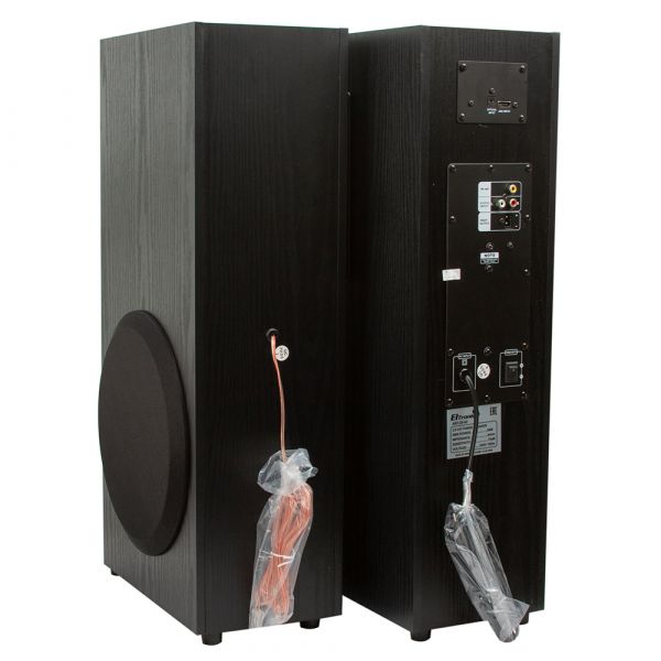 Акустическая система из двух колонок Eltronic 20-82 Home Sound Black 8" 100W МДФ