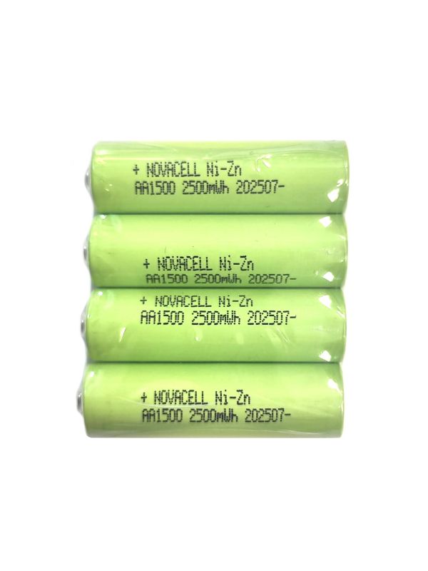 Цинковые аккумуляторы AA Novacell 1500мАч Ni-Zn 1.6V (4шт)