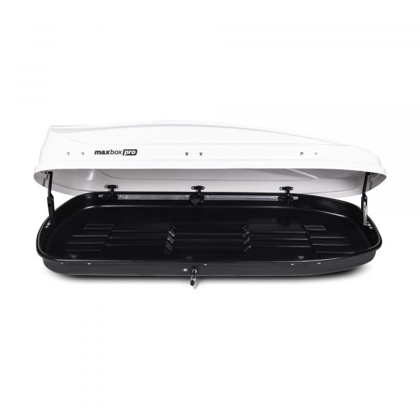 Автобокс MaxBox PRO 460 (средний) белый 175*84*42 см двустороннее открывание