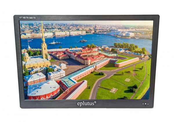 Портативный цифровой телевизор Eplutus EP-174T (17") DVB-T2/C