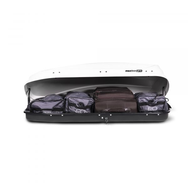 Автобокс MaxBox PRO 460 (средний) белый 175*84*42 см двустороннее открывание