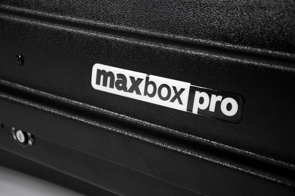 Усиленный автобокс MaxBox PRO 700 (XL) черный 226*91*46см двустороннее открывание (багажный бокс на крышу) черный