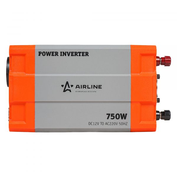 Инвертор AirLine 12В-220В 750 Вт (пик 1500 Вт)