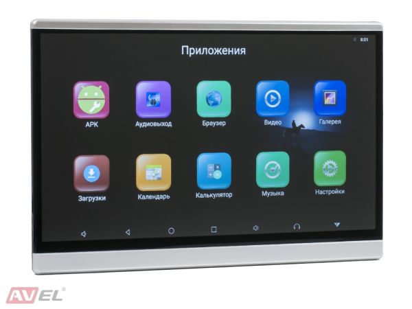 Навесной монитор 13,3" на подголовник AVS1220AN (#01) на Android