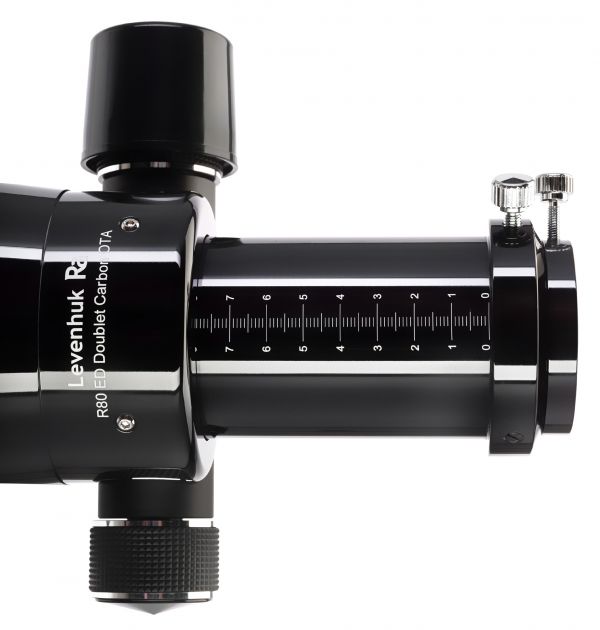 Двухлинзовый телескоп рефрактор-апохромат Levenhuk Ra R80 ED Doublet Carbon OTA