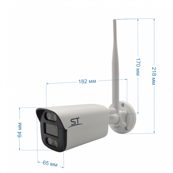 IP видеокамера ST-SX4531 POE Wi-Fi LIGHT 4Мп (2,8мм) IP видеокамера ST-SX4531 POE Wi-Fi LIGHT 4Мп (2,8мм)