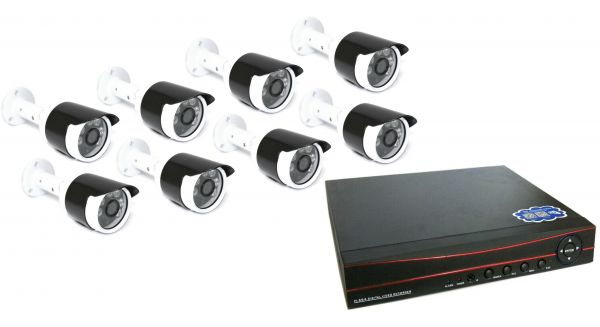 8-ми канальный уличный комплект видеонаблюдения XPX 3908 AHD 4Mp
