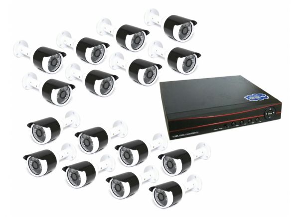 16-ти канальный уличный комплект видеонаблюдения XPX 3916 AHD 4Mp