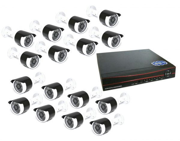 16-ти канальный уличный комплект видеонаблюдения XPX 3916 AHD 2Mp