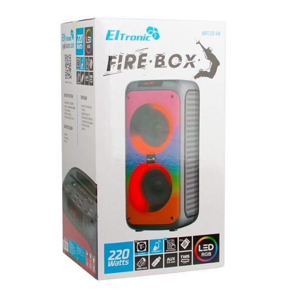 Колонка Eltronic 20-48 FIRE BOX 220 2шт/5" с TWS