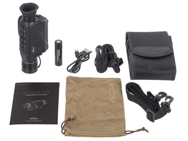 Тепловизионный монокуляр ATAK HT13-35LRF WiFi с дальномером 1000м (384х288, D35мм)