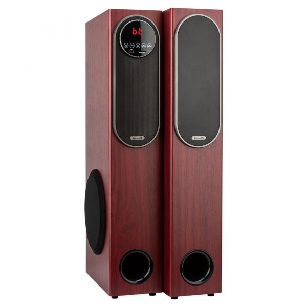 Акустическая система из двух колонок Eltronic 30-33 Home Sound Red 100Вт МДФ