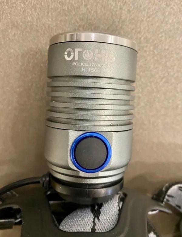 Аккумуляторный фонарь трансформер Огонь H-Т566-Т6 (налобный/ручной)