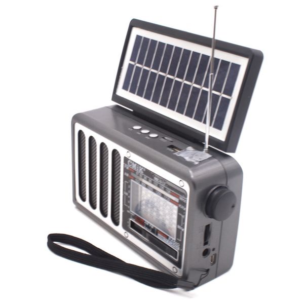 Радиоприемник CMiK MK-617 Bluetooth\USB\microSD\Фонарь\с Солнечной батареей