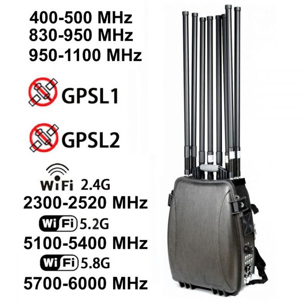 8-канальный РЭБ подавитель дронов Сумрак ГП-400П рюкзак (любые частоты) 8-канальный РЭБ подавитель дронов Сумрак ГП-400П рюкзак (любые частоты)