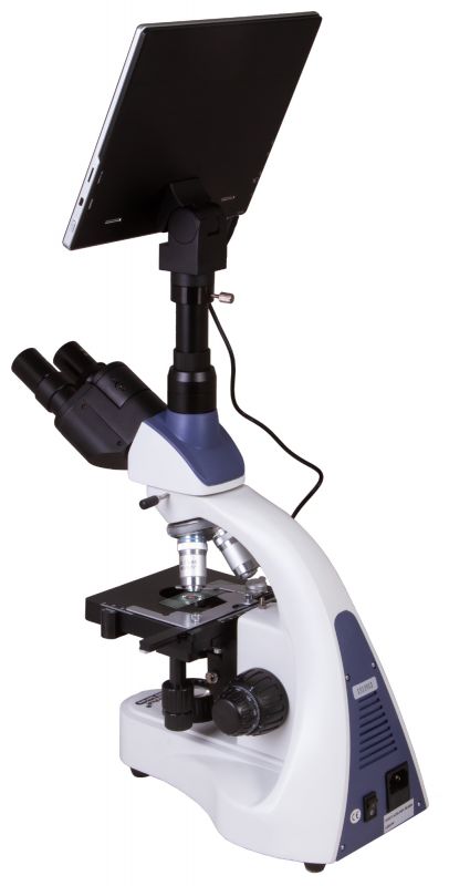 Тринокулярный микроскоп цифровой Levenhuk MED D10T LCD (40–1000 крат)