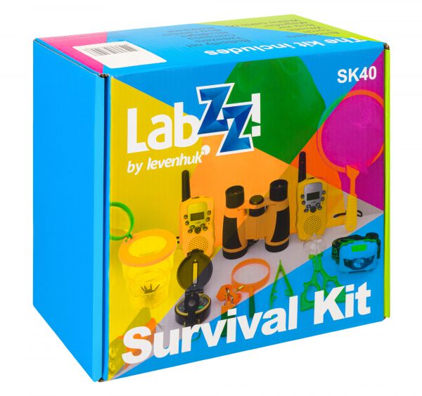 Подарочный походный набор Levenhuk LabZZ SK40 с биноклем и рациями