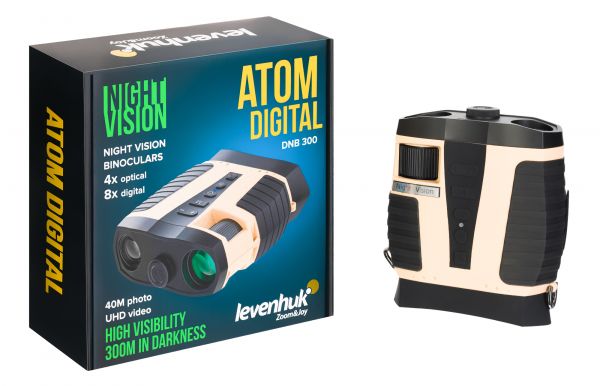 Бинокль ночного видения Levenhuk Atom Digital DNB300 со штативом