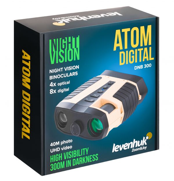 Бинокль ночного видения Levenhuk Atom Digital DNB300 со штативом