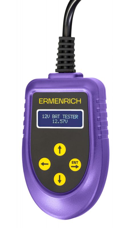 Автомобильный аккумуляторный анализатор тестер Ermenrich Zing AL30