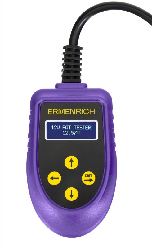 Автомобильный аккумуляторный анализатор тестер Ermenrich Zing AL30