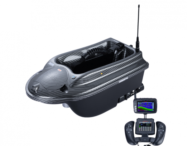Прикормочный кораблик с эхолотом и GPS Boatman ACTOR PLUS Pro Карбон