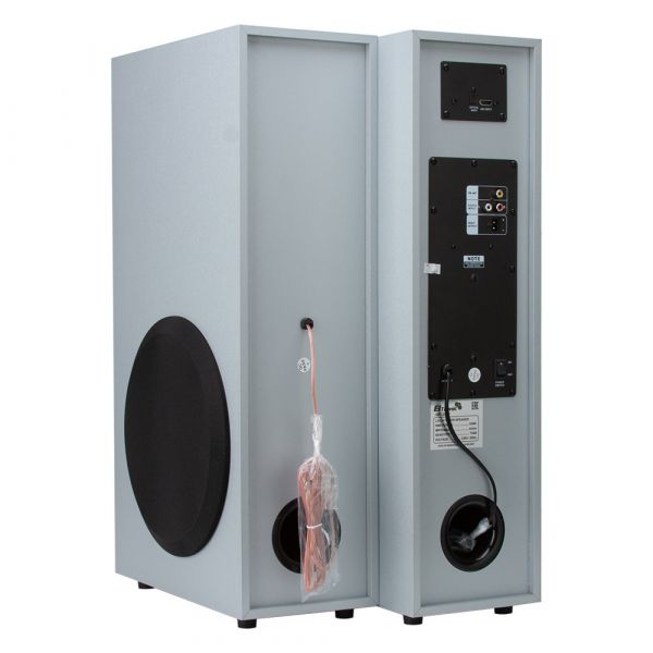 Акустическая система из двух колонок Eltronic 20-81 Home Sound Silver 8" 100W МДФ