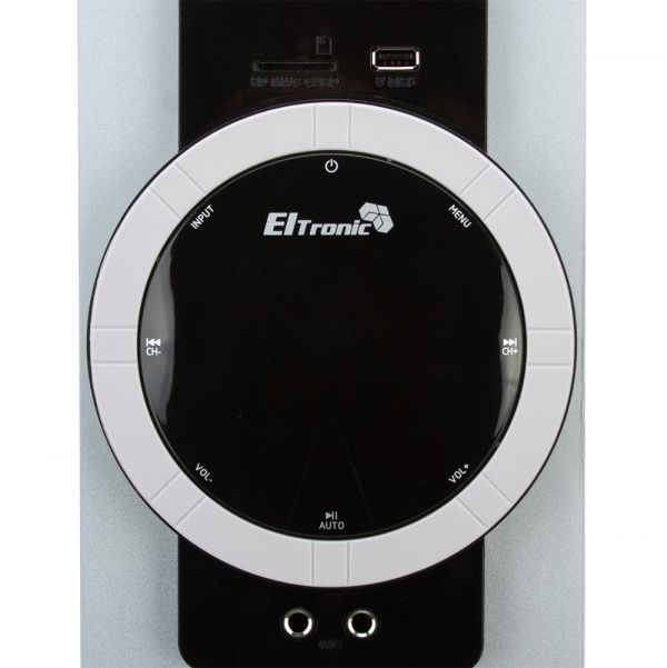 Акустическая система из двух колонок Eltronic 20-81 Home Sound Silver 8" 100W МДФ