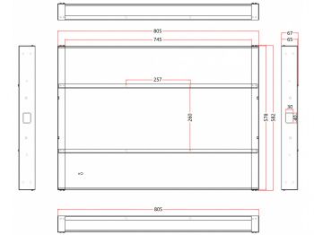 Smart телевизор в зеркале AVS325SM (Magic Mirror) 32"