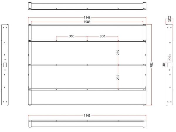 Smart телевизор в зеркале AVS475SM (Magic Mirror) + Xiaomi Mi TV Stick 47"