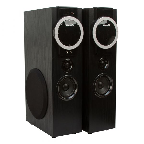 Акустическая система из двух колонок Eltronic 20-81 Home Sound Black 8" 100W МДФ