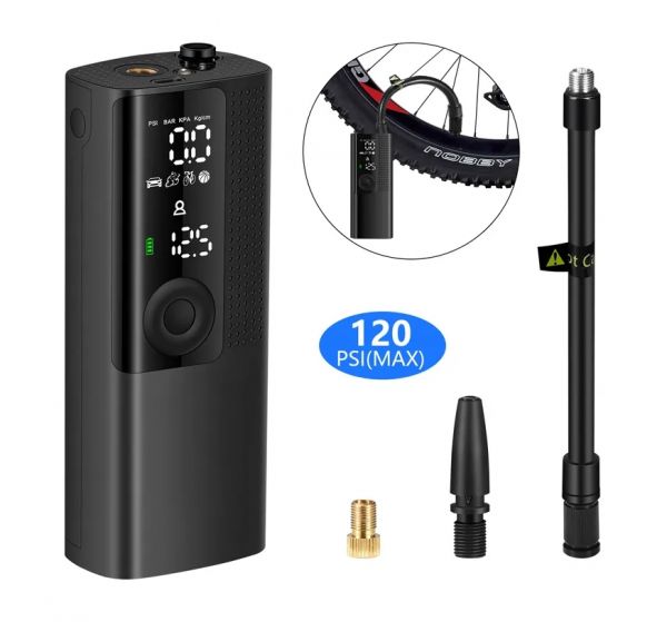 Портативный перезаряжаемый компрессор Smart Air Pump BP198 2000mAh