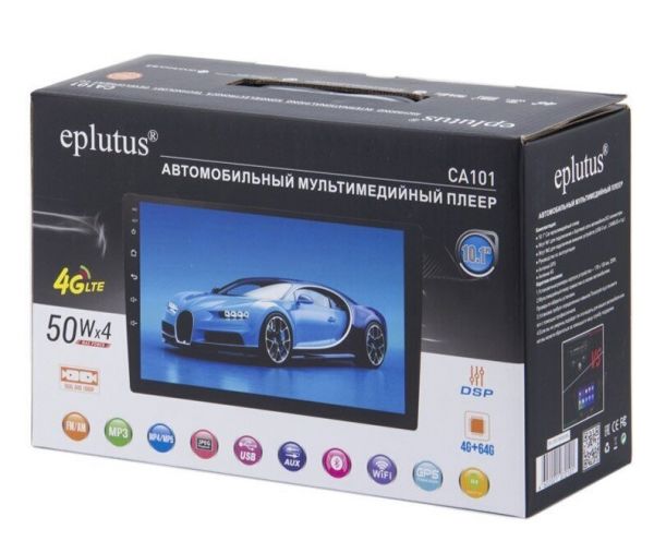 Автомагнитола Eplutus CA101 на базе Android 10.0 (4/64 Gb) 4G LTE