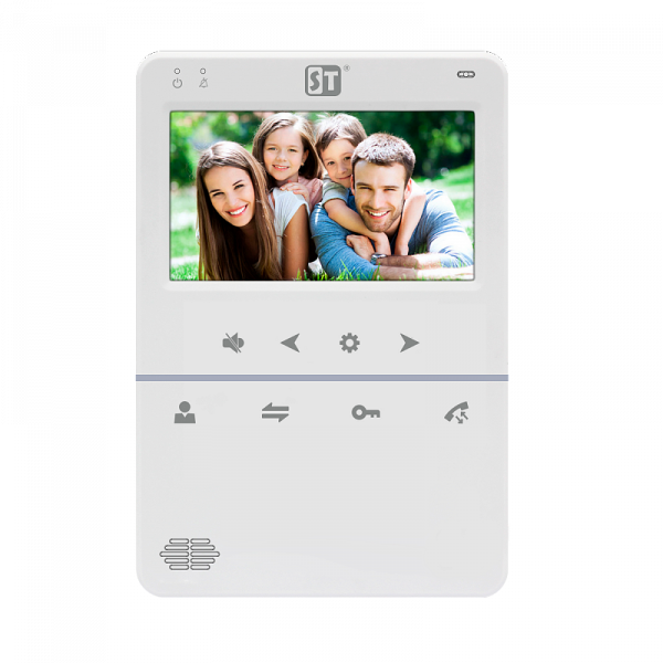 Монитор видеодомофона ST-М100/4 (S/SD) Белый v2