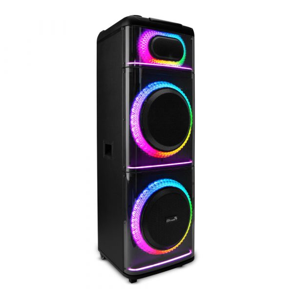 Напольная колонка Eltronic 20-21 DIAMOND BOX 2500 250Вт динамик 2шт/12" с 2мя микрофонами