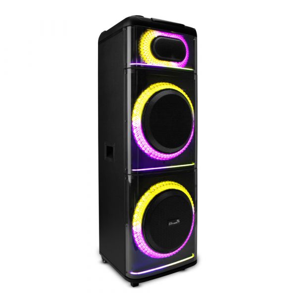 Напольная колонка Eltronic 20-21 DIAMOND BOX 2500 250Вт динамик 2шт/12" с 2мя микрофонами