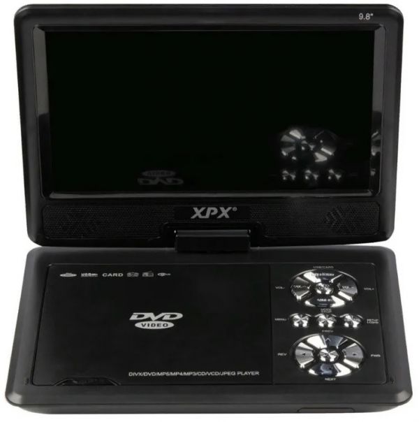  Портативный DVD плеер XPX EA-9066L (9,8") с цифровым тюнером DVB-T2