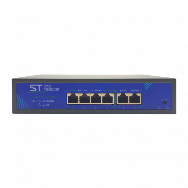 Источник питания ST-S45POE (2M/78W/A) коммутатор