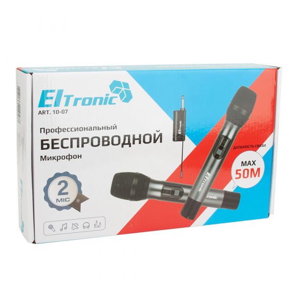 Набор беспроводных микрофонов Eltronic 10-07 2шт