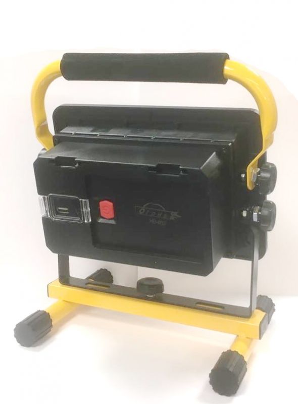 Фонарь-прожектор светодиодный аккумуляторный HD-800 (W860A) 144 COB с Power Bank