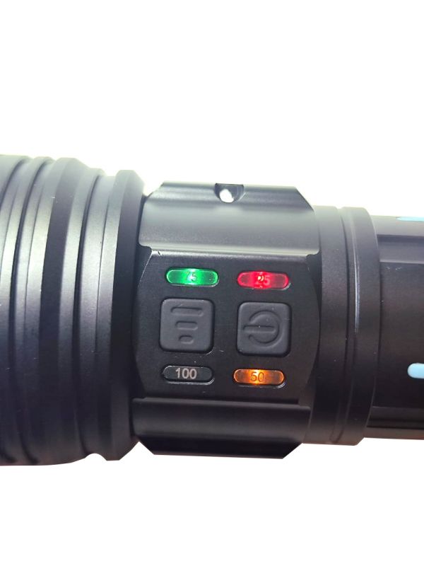 Аккумуляторный ручной фонарь Flashlight AK177 с Type-C и флуоресцентными метками
