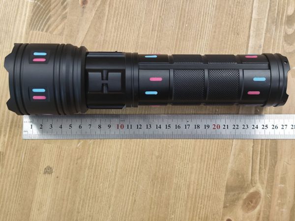 Аккумуляторный ручной фонарь Flashlight AK177 с Type-C и флуоресцентными метками