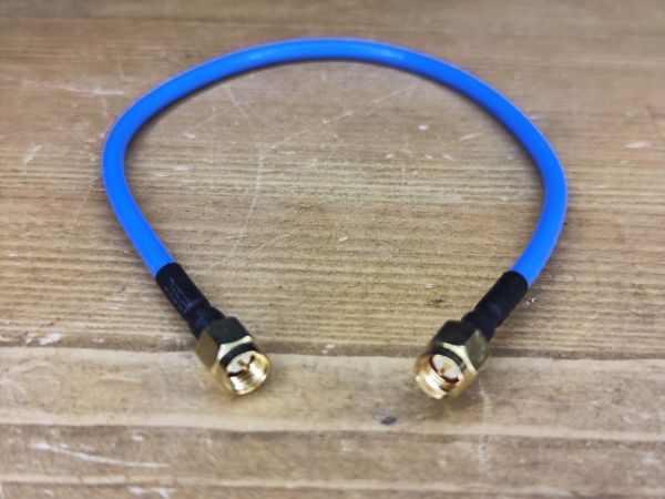 Пигтейл SMA (male) - SMA (male) 25см кабель RG402