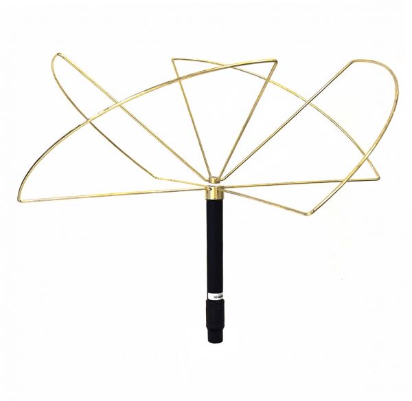 Штыpeвая OMNI антенна "Клевер" для РЭБ и подавителей дронов 27-44см